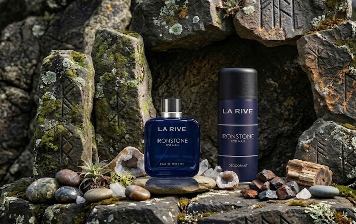 La Rive Ironstone 100ML + Desodorante 150ML - Kit Masculino