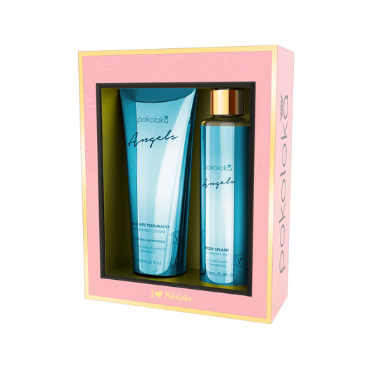 Pokoloka Kit Angels Pokosecret - Hidratante 240ML + Body Splash 250ML Feminino
