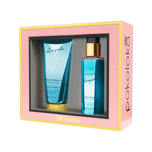 Pokoloka Kit Angels Pokosecret - Hidratante 60ML + Body Splash 60ML Feminino