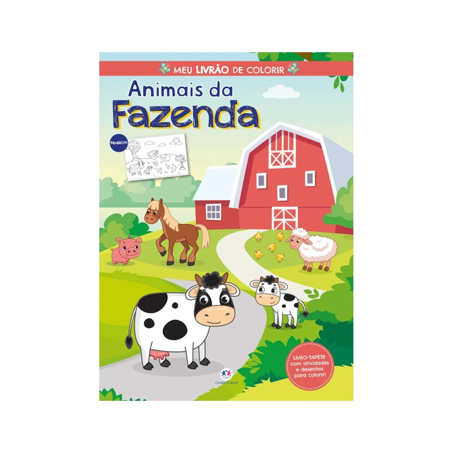 ANIMAIS DA FAZENDA - MEU LIVRAO DE COLORIR
