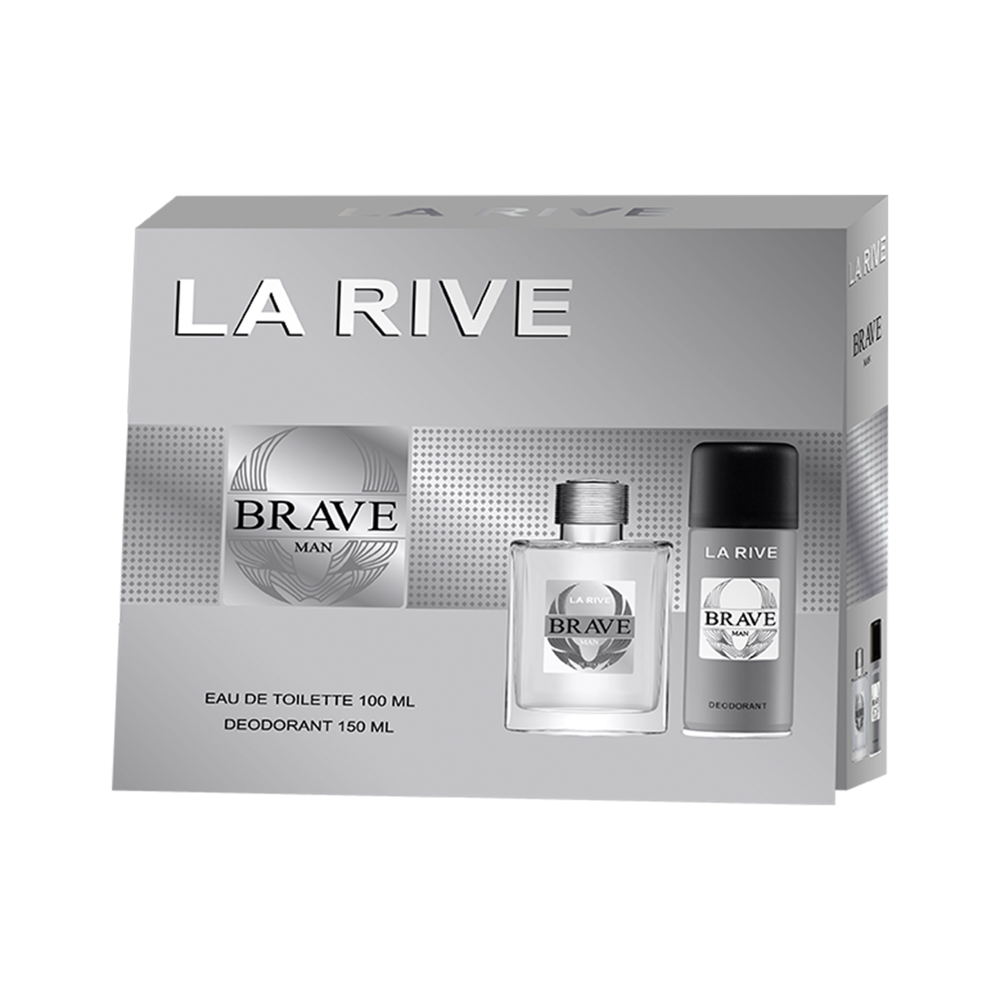La Rive Brave 100ML + Desodorante 150ML - Kit Masculino