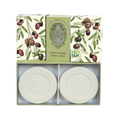 La Florentina Olive Flowers - Caixa 2 Sabonetes 115g