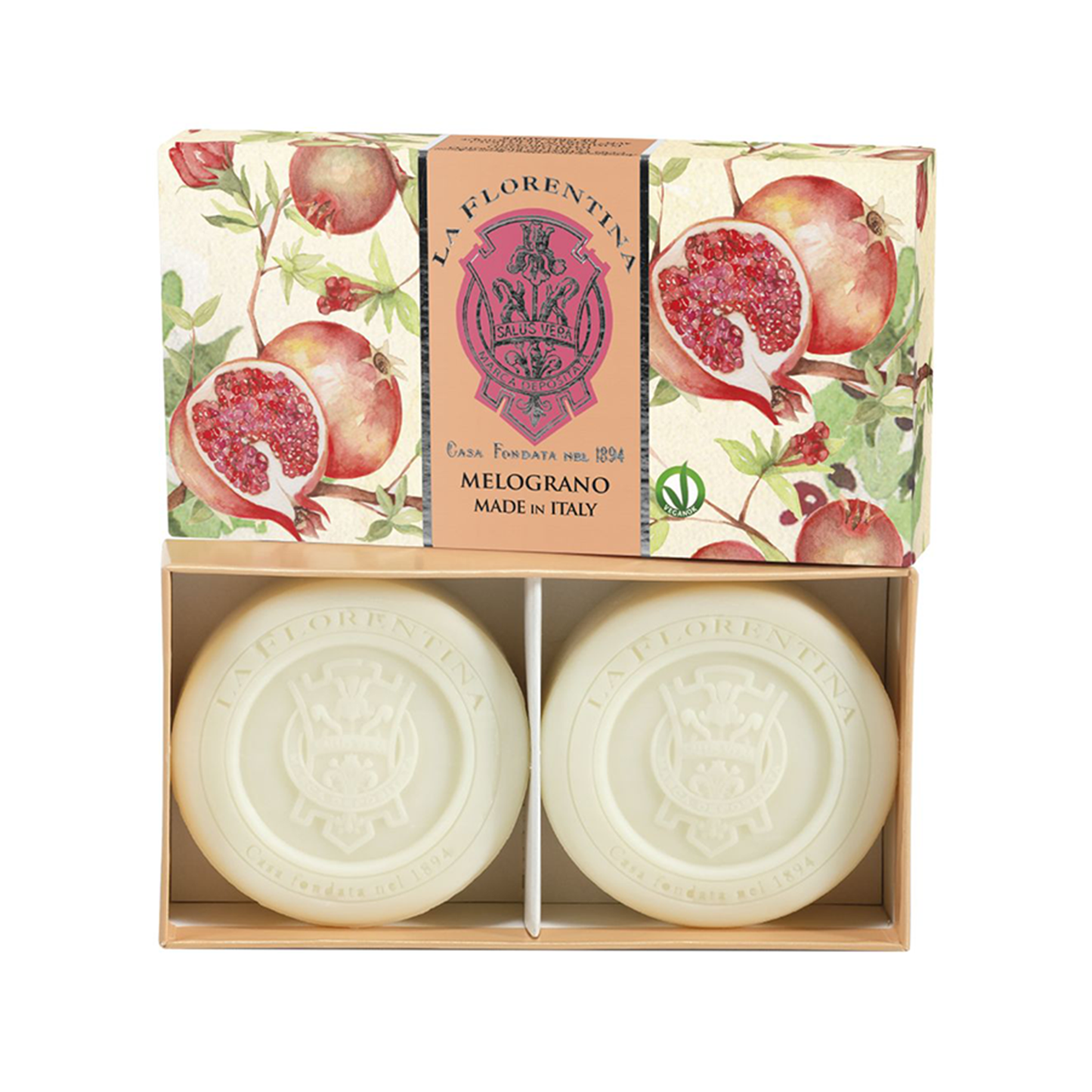 La Florentina Romã - Caixa 2 Sabonetes 115g