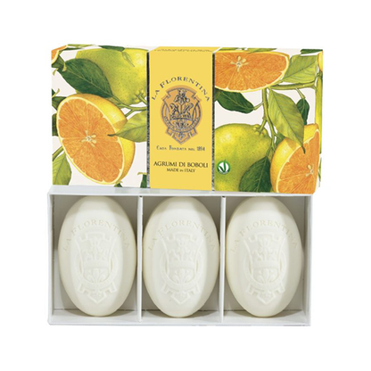 La Florentina Boboli Citrus - Caixa 3 Sabonetes 150g