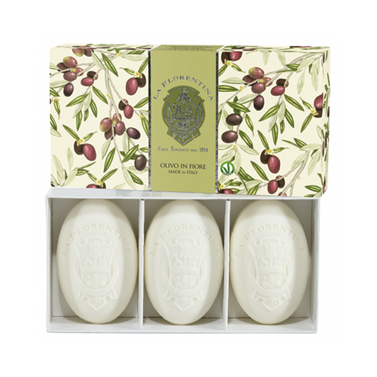 La Florentina Olive Flowers- Caixa 3 Sabonetes 150g