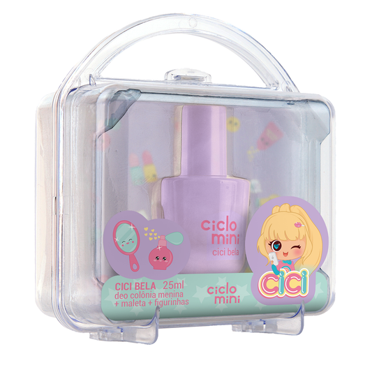 Ciclo MINI Cici Bela Feminino - Maleta Deo Colônia 25ML