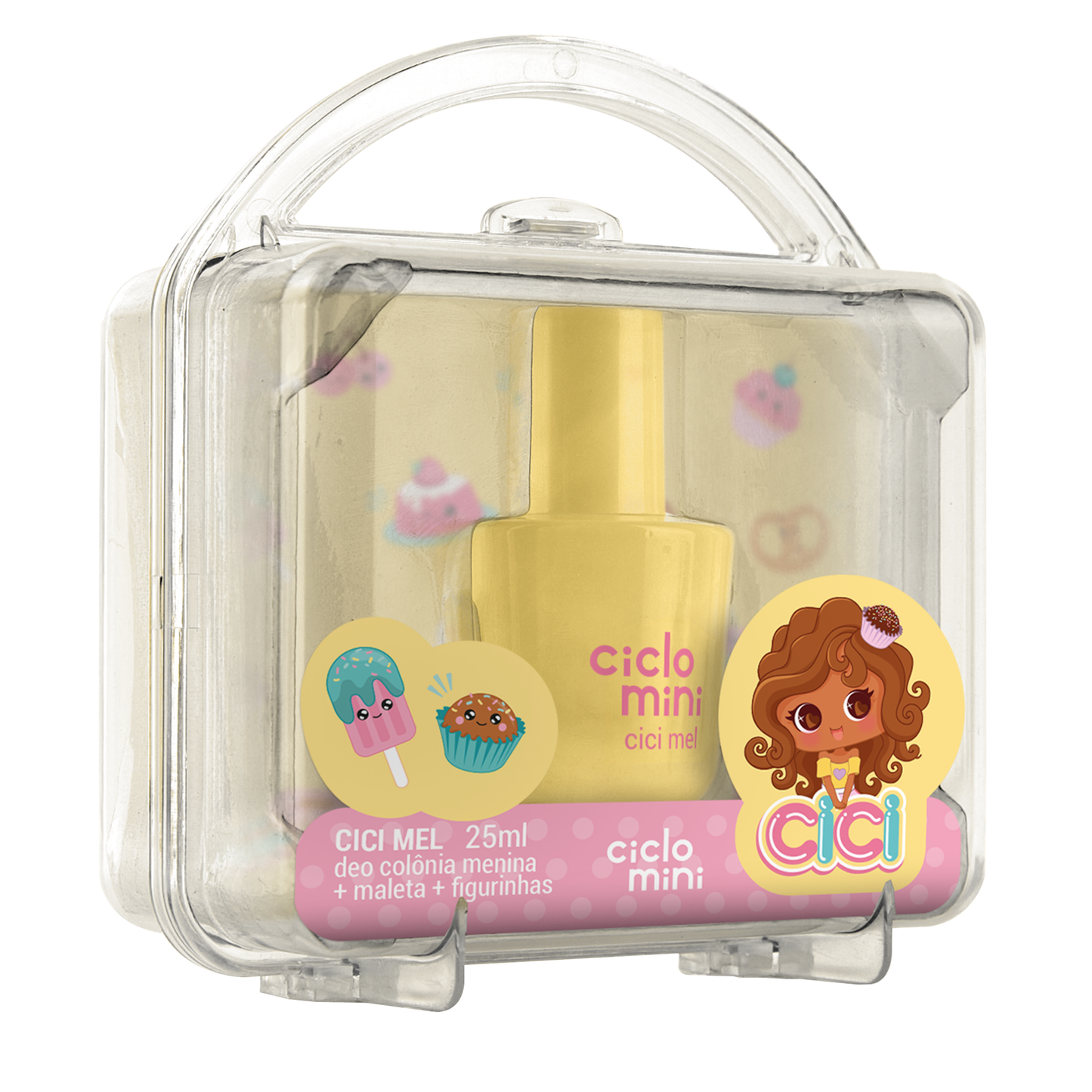 Ciclo MINI Cici Mel Feminino - Maleta Deo Colônia 25ML