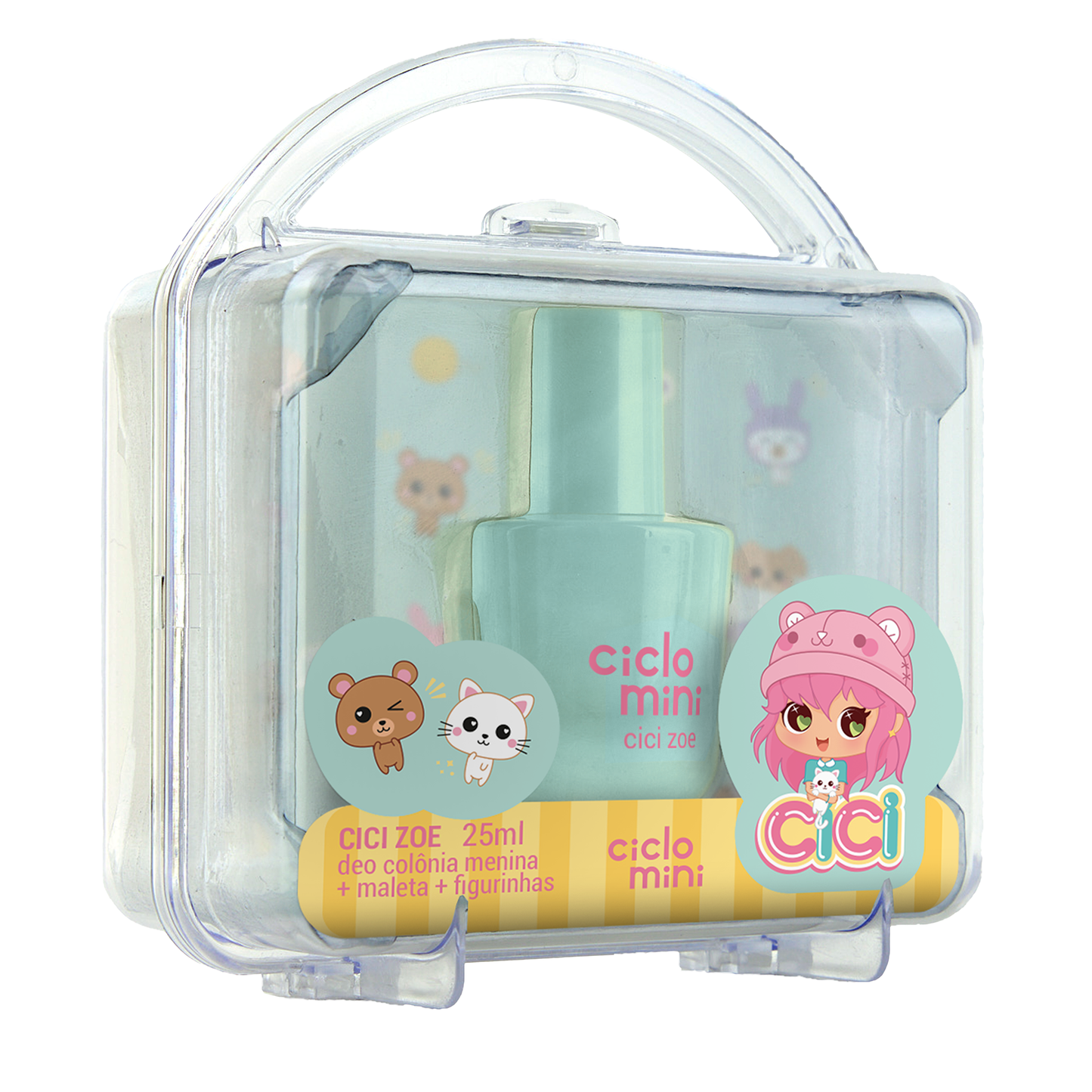 Ciclo MINI Cici Zoe Feminino - Maleta Deo Colônia 25ML
