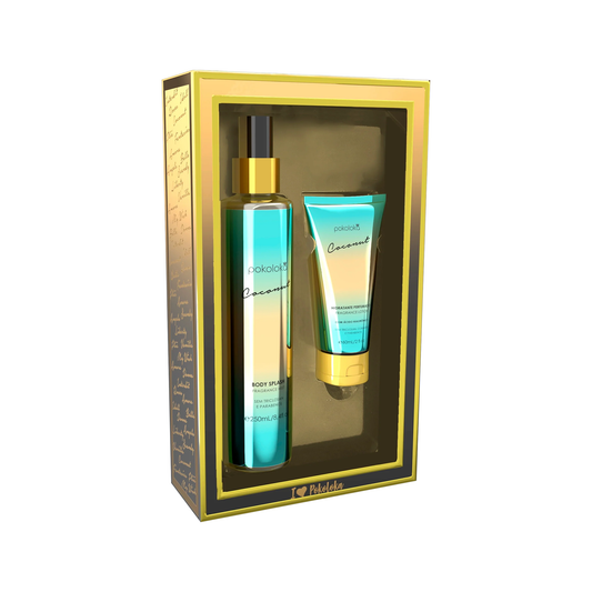 Pokoloka Kit Coconut Lokablack - Hidratante 60ML + Body Splash 250ML Feminino