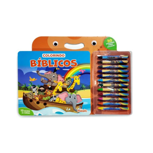 Magic Kit de Pintura Bíblicos - Pintar Criar e Sonhar