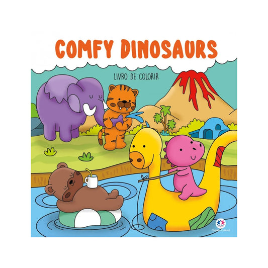 COZY COMFY DINOSAURS - PARA COLORIR - (B)