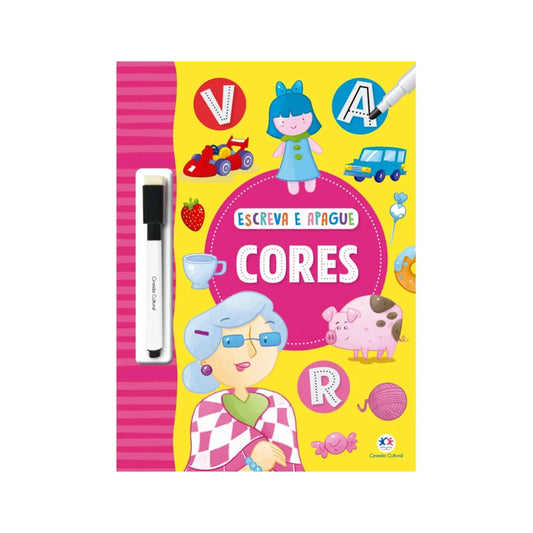 CORES ESCREVA E APAGUE - (10)