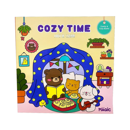 Magic Cozy Time - Livro de Colorir