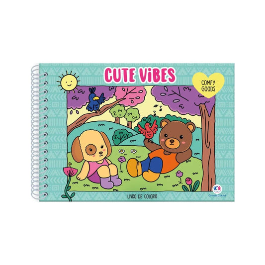 CUTE VIBES - LIVRO DE COLORIR