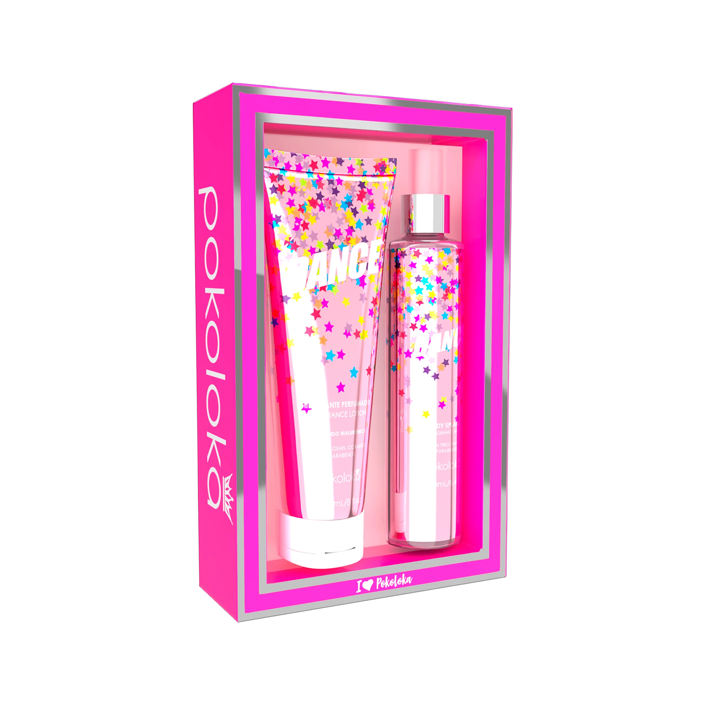 Pokoloka Kit Dance Pokoteen - Hidratante 240ML + Body Splash 250ML Feminino