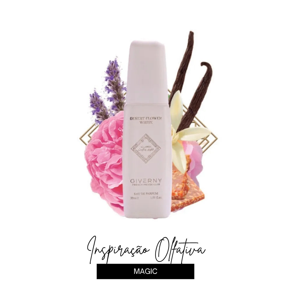Giverny Al Desert Flowe White