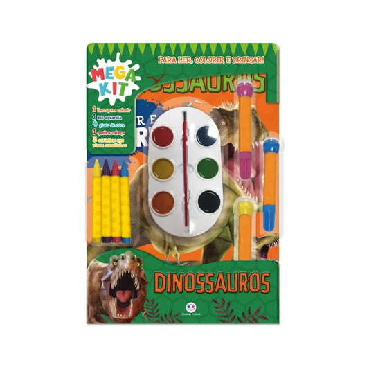 DINOSSAUROS - LER, COLORIR E BRINCAR