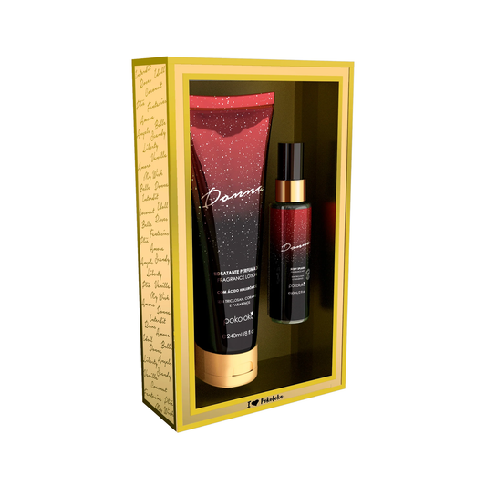 Pokoloka Kit Donna Gold - Hidratante 240ML + Body Splash 60ML Feminino