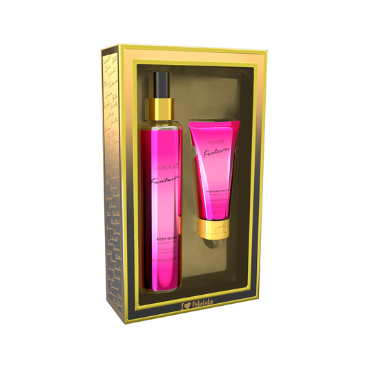 Pokoloka Kit Fantasies Lokablack - Hidratante 60ML + Body Splash 250ML Feminino