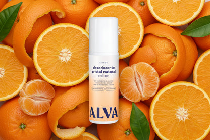 Alva Desodorante Roll On Cristal Natural Citrus 70ML