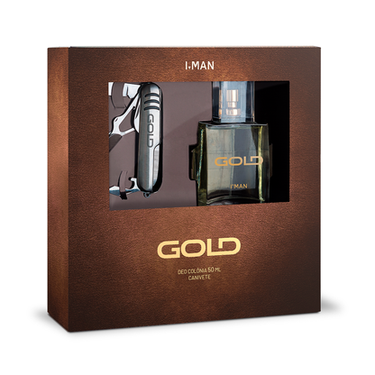 Ciclo Gold - Kit (Deo colônia 50ML + Canivete)