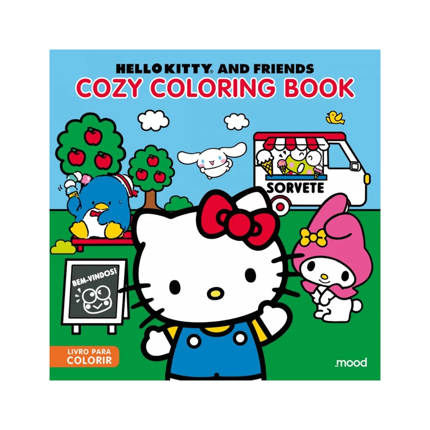 COZY HELLO KITTY - COLORING BOOK - (B)