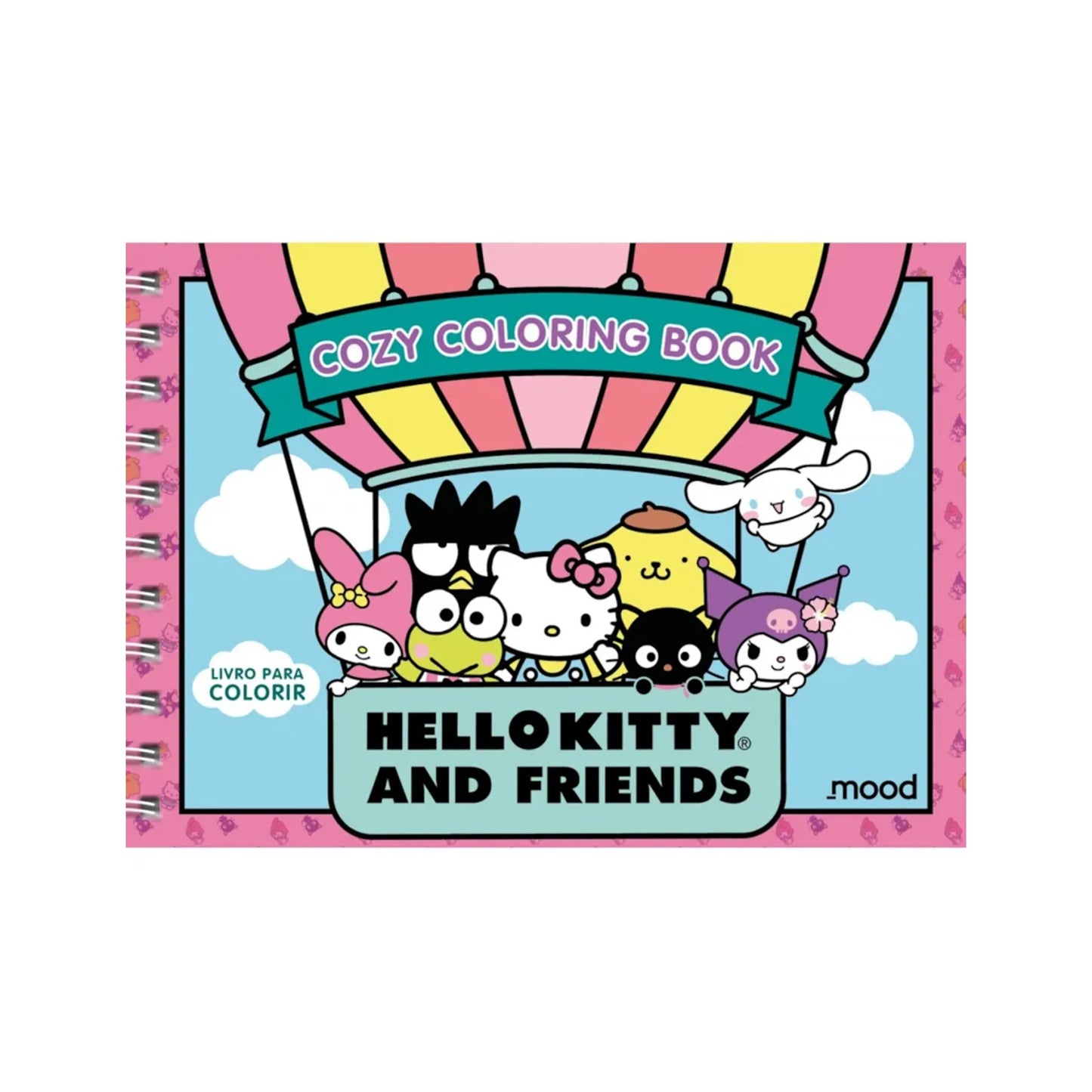 COZY HELLO KITTY AND FRIENDS - COZY COLORING BOOK - (D)