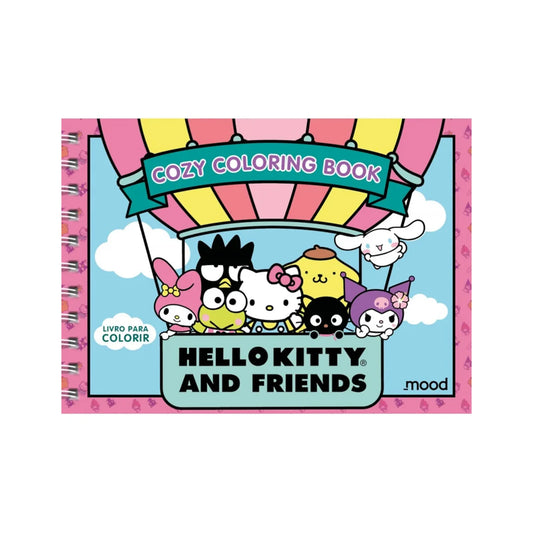 COZY HELLO KITTY AND FRIENDS - COZY COLORING BOOK - (D)