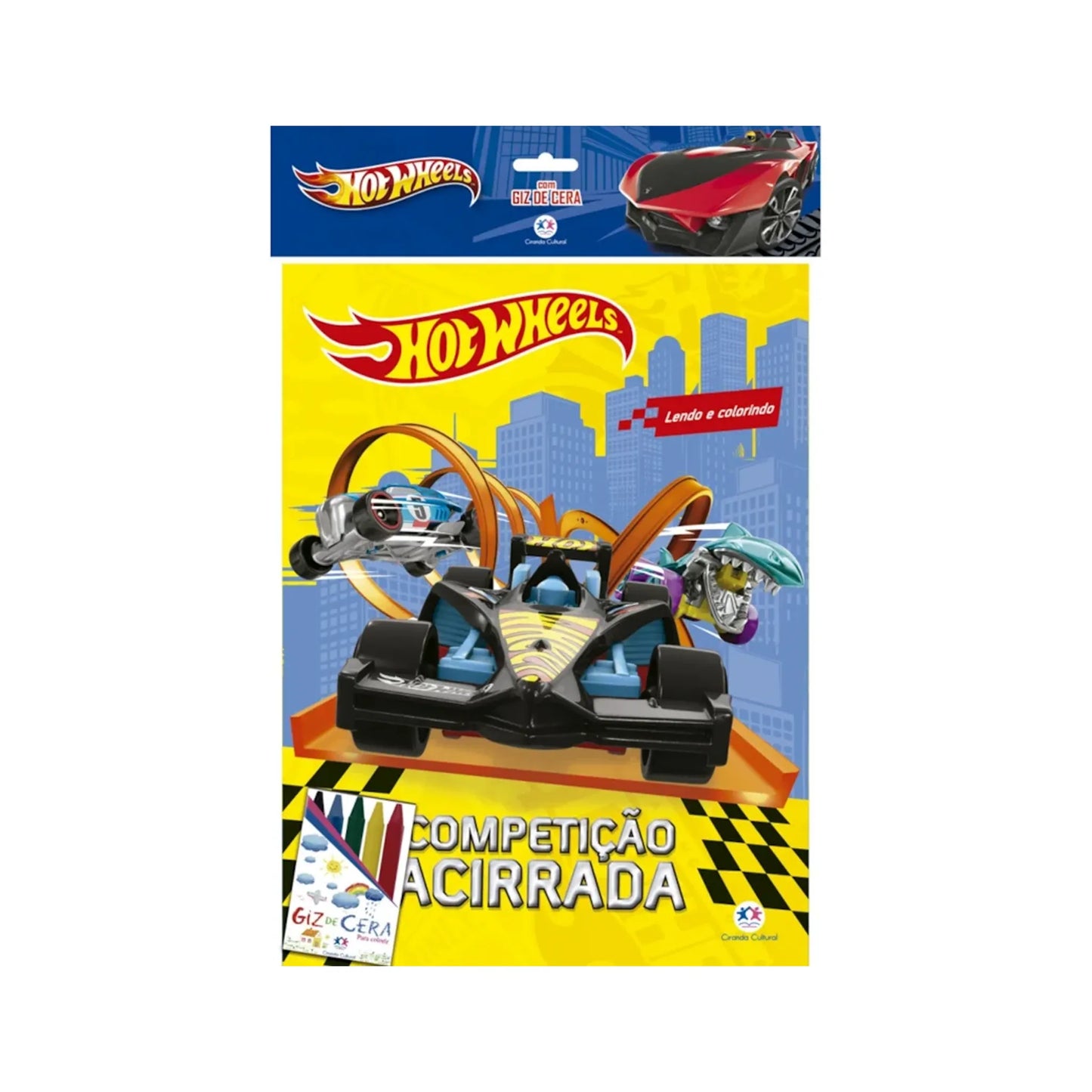 HOT WHEELS - COM GIZ DE CERA- (6)