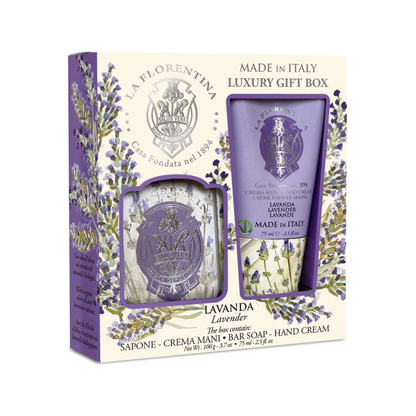 La Florentina Kit Small Lavanda Creme de Mãos 75ML + Sabonete 106g