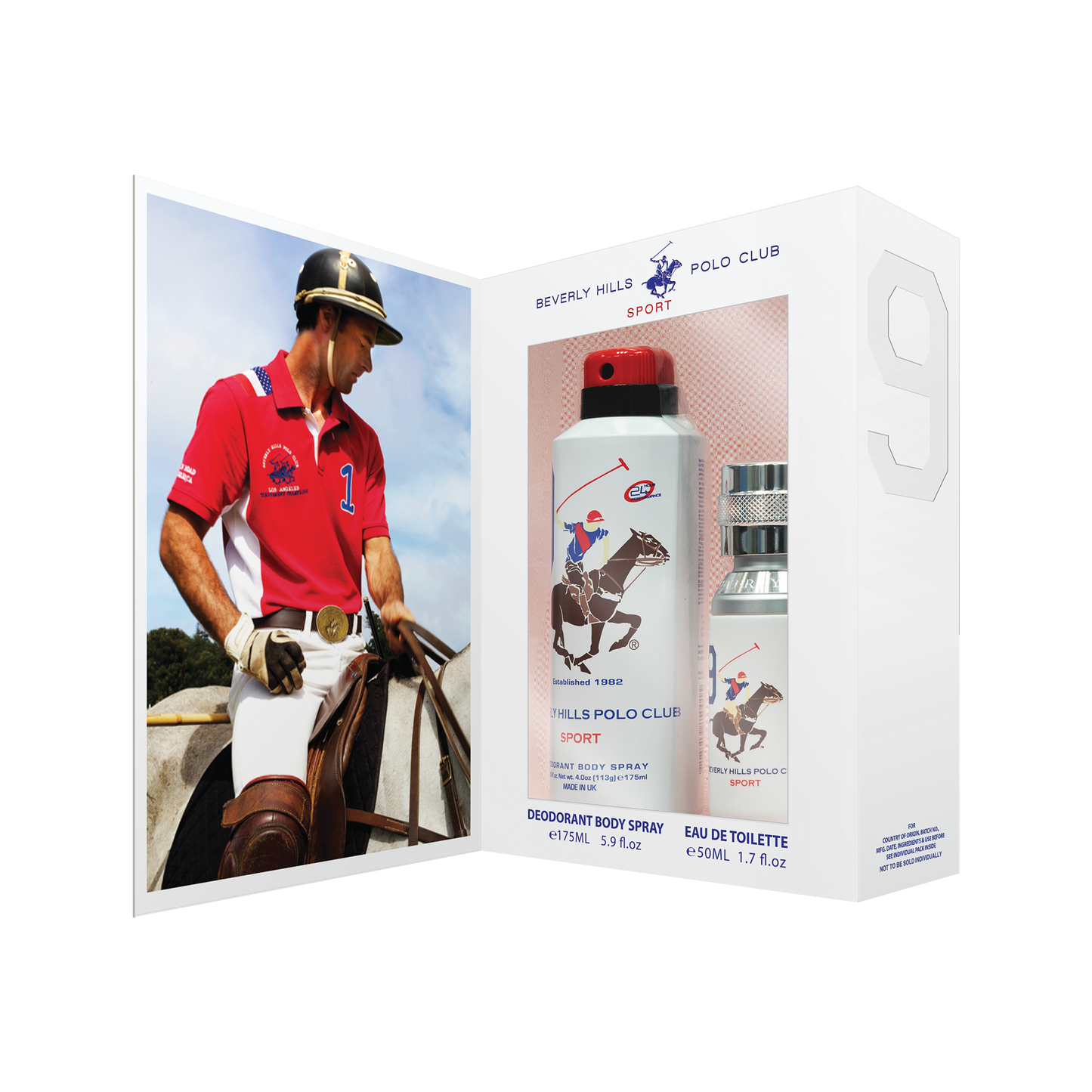 Polo Club Mens 9 - Perfume 50ML + Anti Transpirante 50ML Masculino