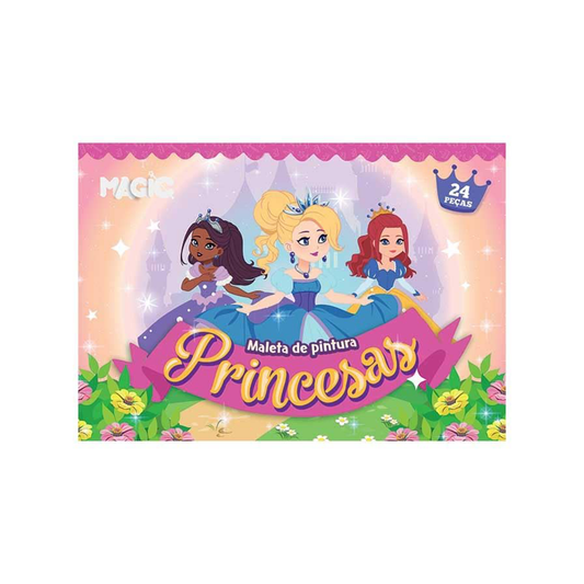 Magic Maleta de Pintura 24 Peças Princesa