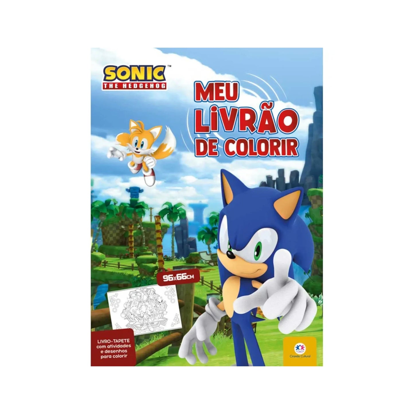 SONIC - MEU LIVRAO DE COLORIR
