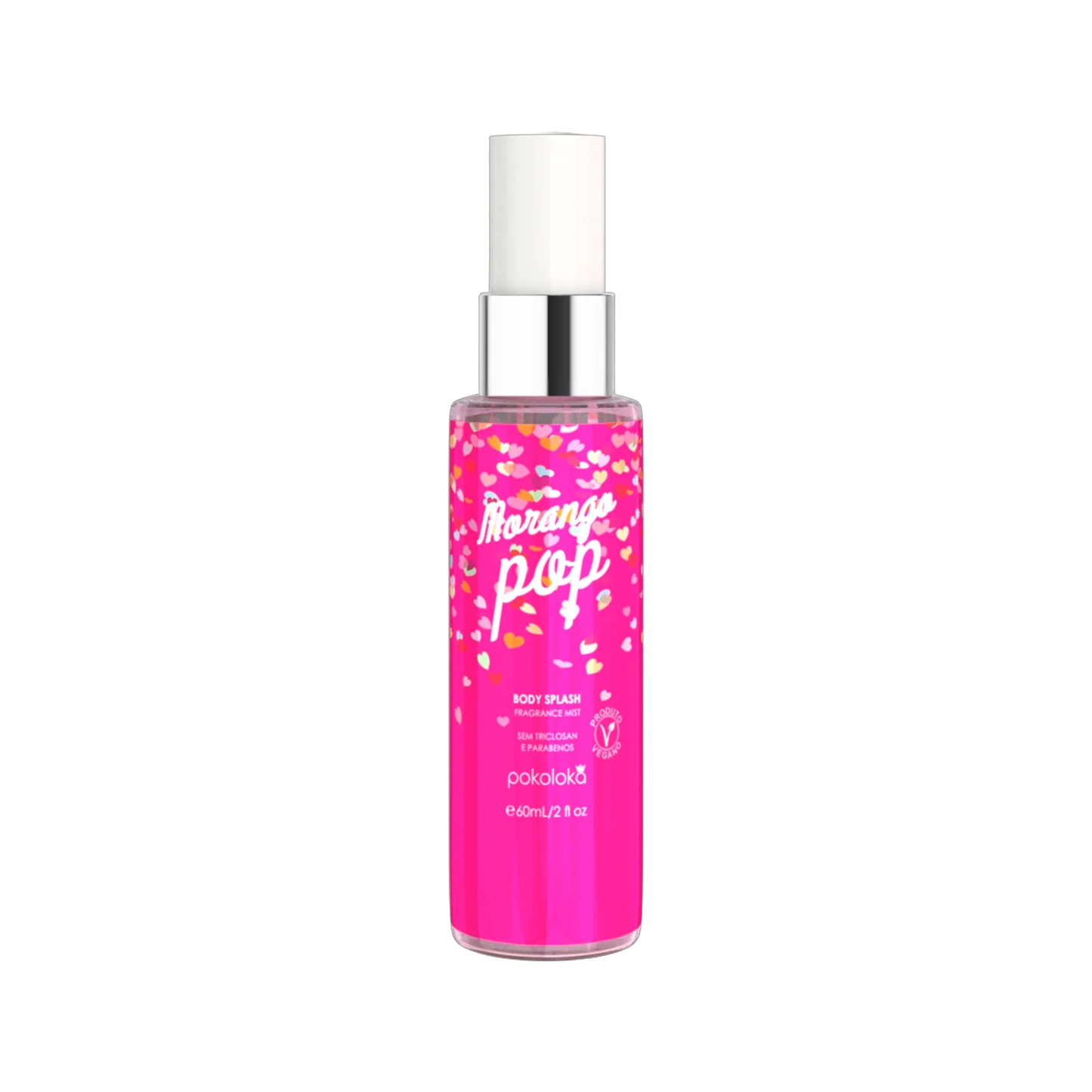 Pokoloka Morango Pop Body Splash Feminino 60ML