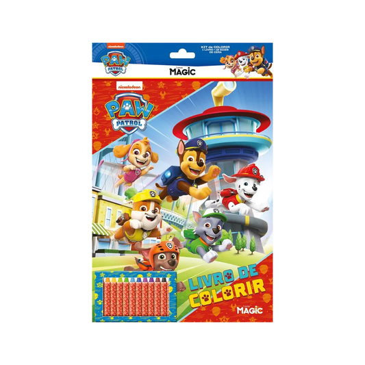 Magic Patrulha Canina - Kit de Colorir com Giz de Cera