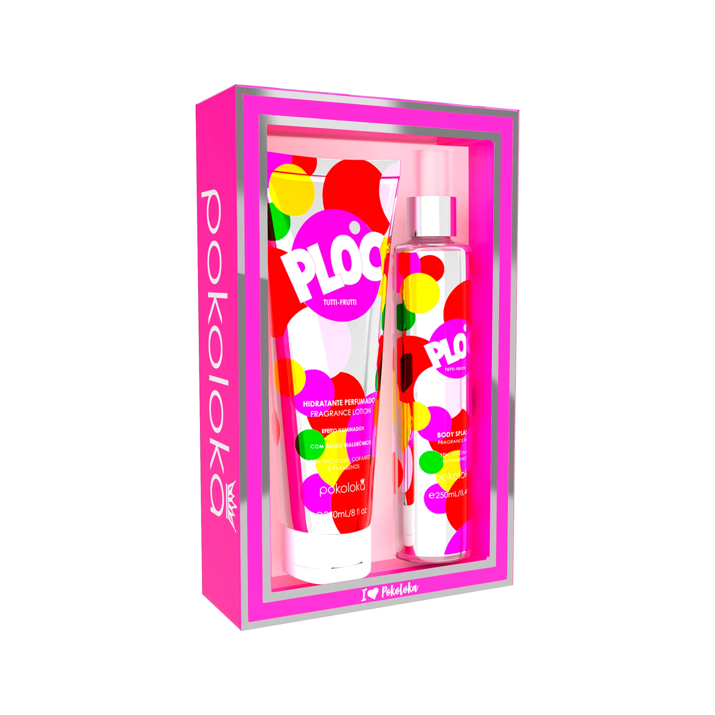 Pokoloka Kit Ploc Pokoteen - Hidratante 240ML + Body Splash 250ML Feminino
