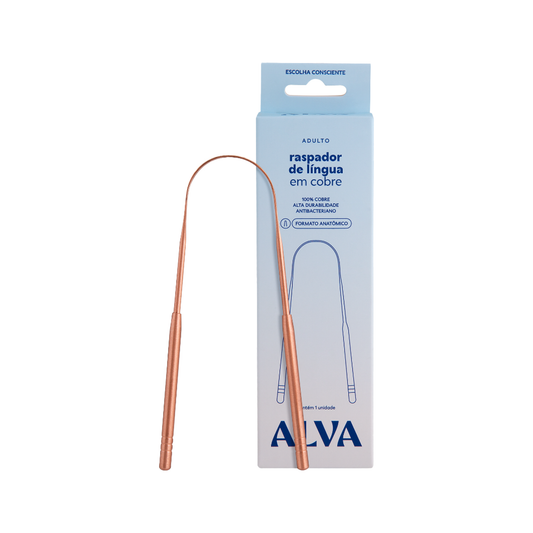 Alva Raspador de Lingua  - Cobre Adulto