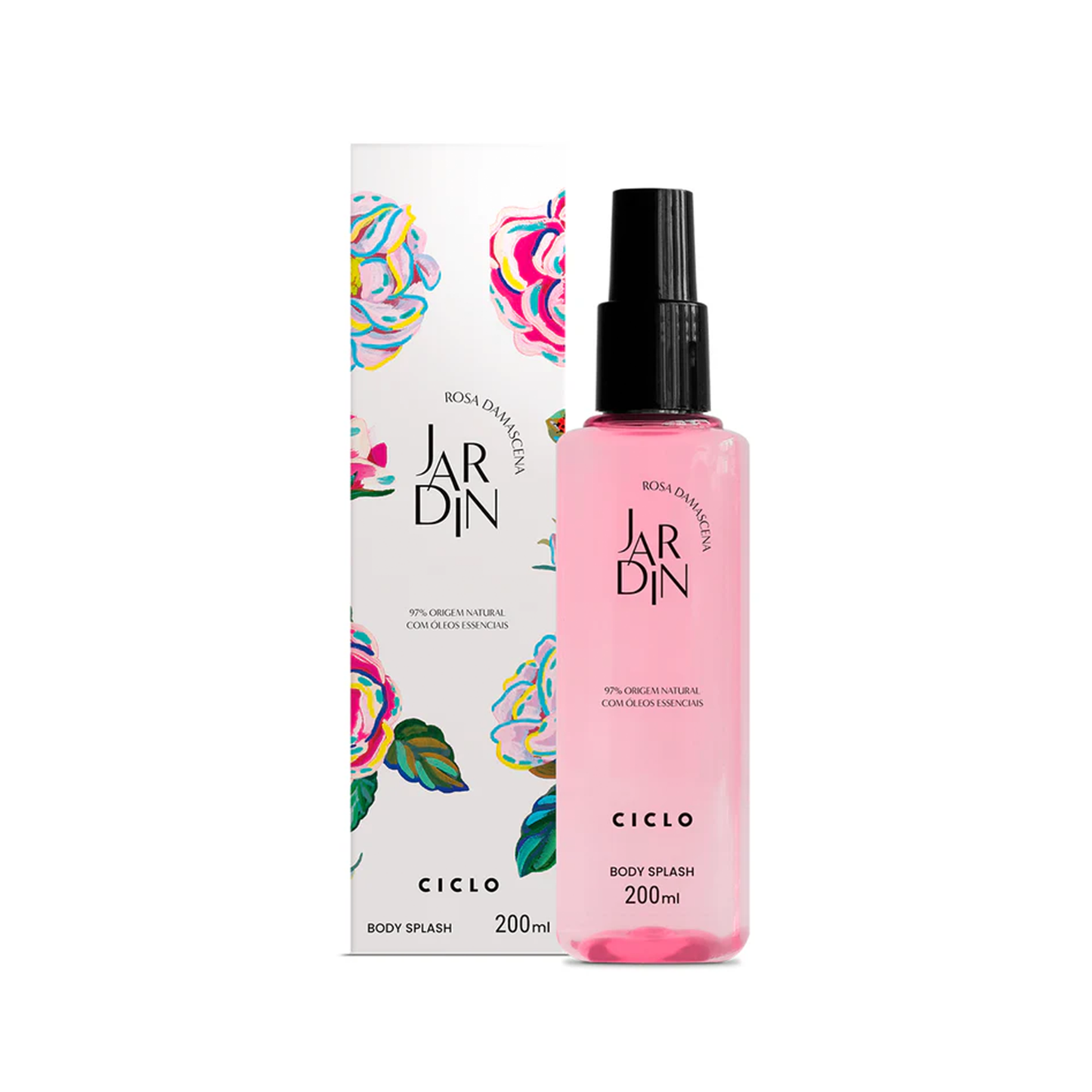 Ciclo Jardin Rosa Damascena - Body Splash 200ML