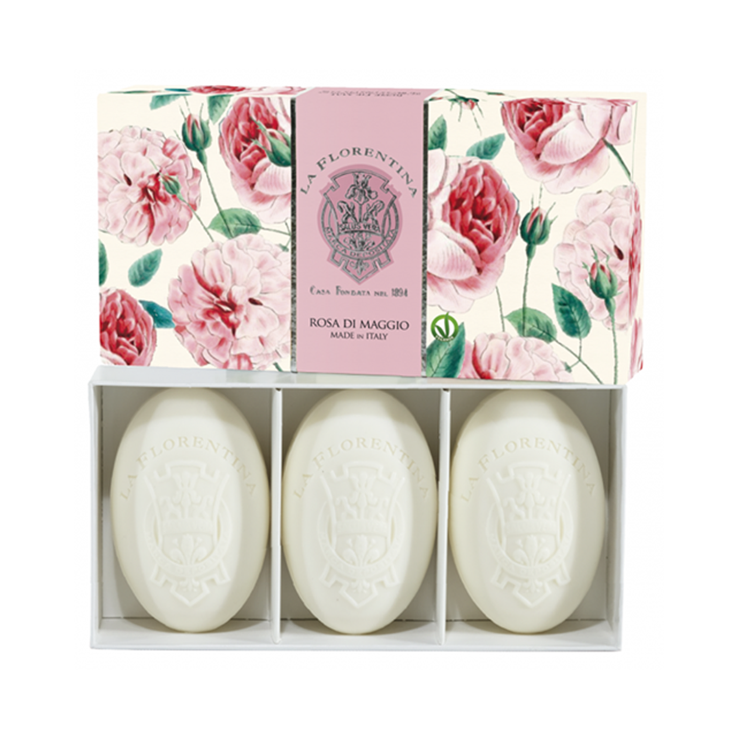 La Florentina Rose of May - Caixa 3 Sabonetes 150g