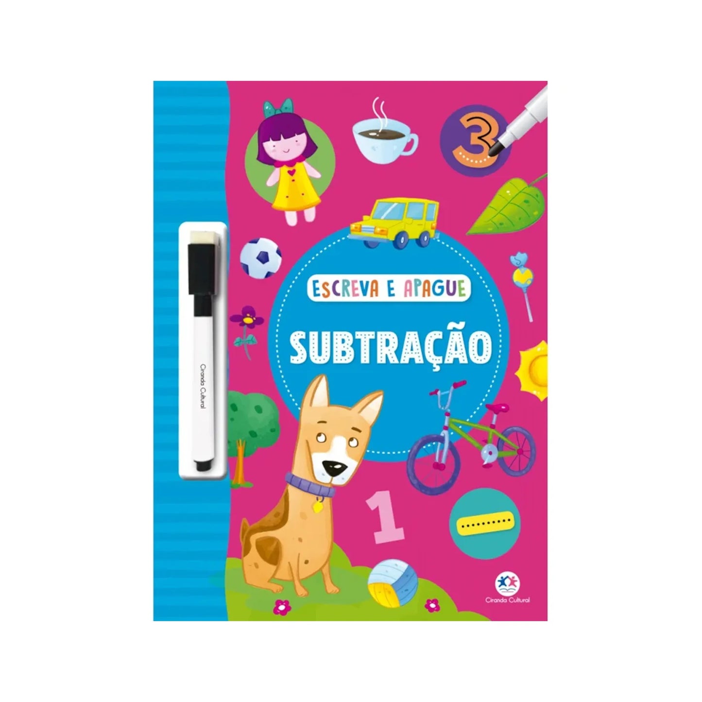 SUBTRAÇAO ESCREVA E APAGUE - (10)