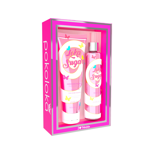 Pokoloka Kit Sugar Pokoteen - Hidratante 240ML + Body Splash 250ML Feminino