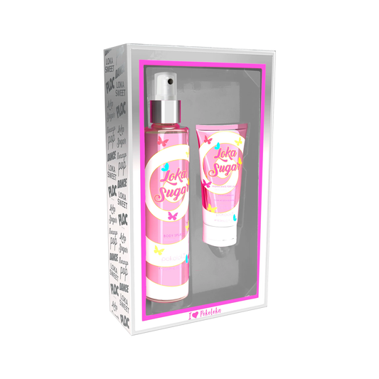 Pokoloka Kit Sugar Lokawhite - Hidratante 60ML + Body Splash 250ML Feminino