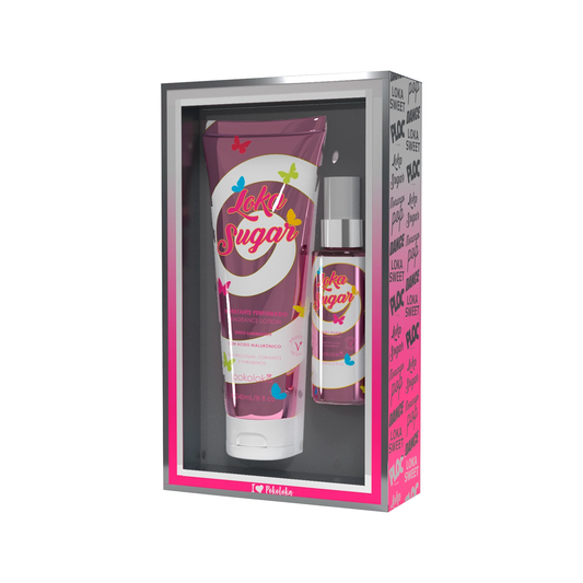 Pokoloka Kit Sugar Silver - Hidratante 240ML + Body Splash 60ML Feminino