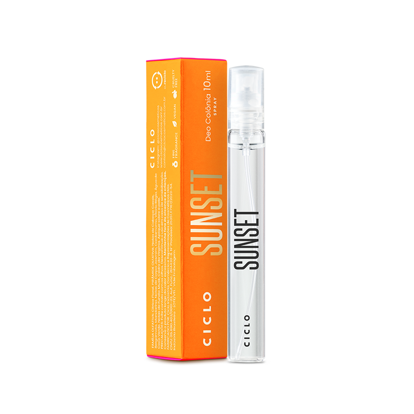 Ciclo Sunset - Deo Colônia 10ML