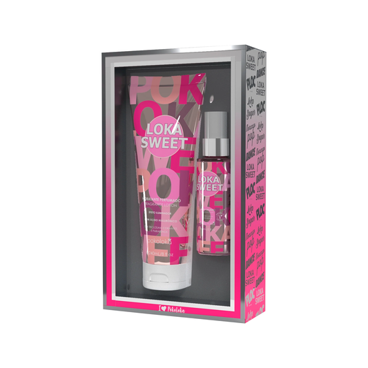 Pokoloka Kit Sweet Loka Silver - Hidratante 240ML + Body Splash 60ML Feminino