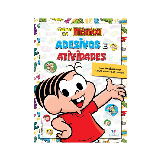 TURMA DA MONICA ADESIVOS E ATIVIDADES - (10)