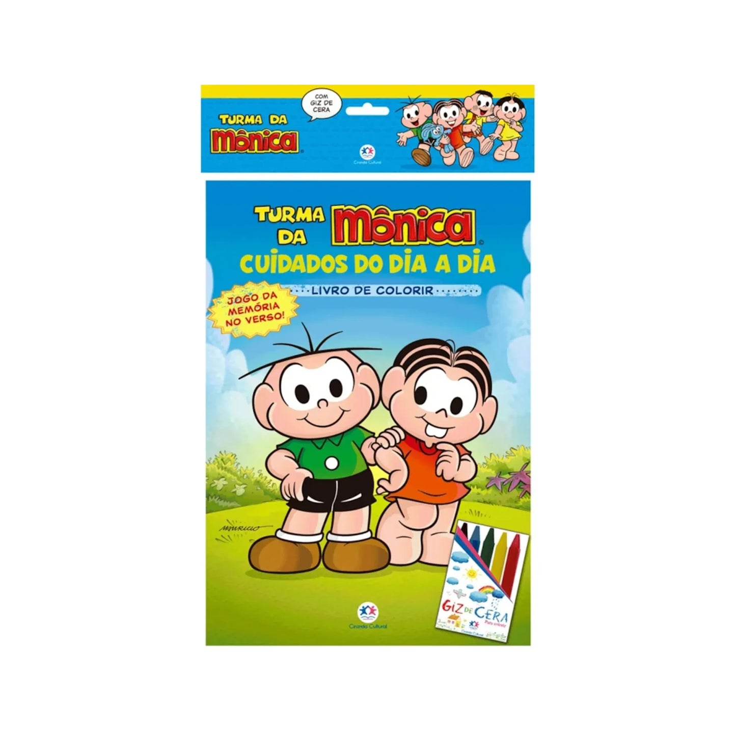 TURMA DA MONICA - COM GIZ DE CERA- (6)