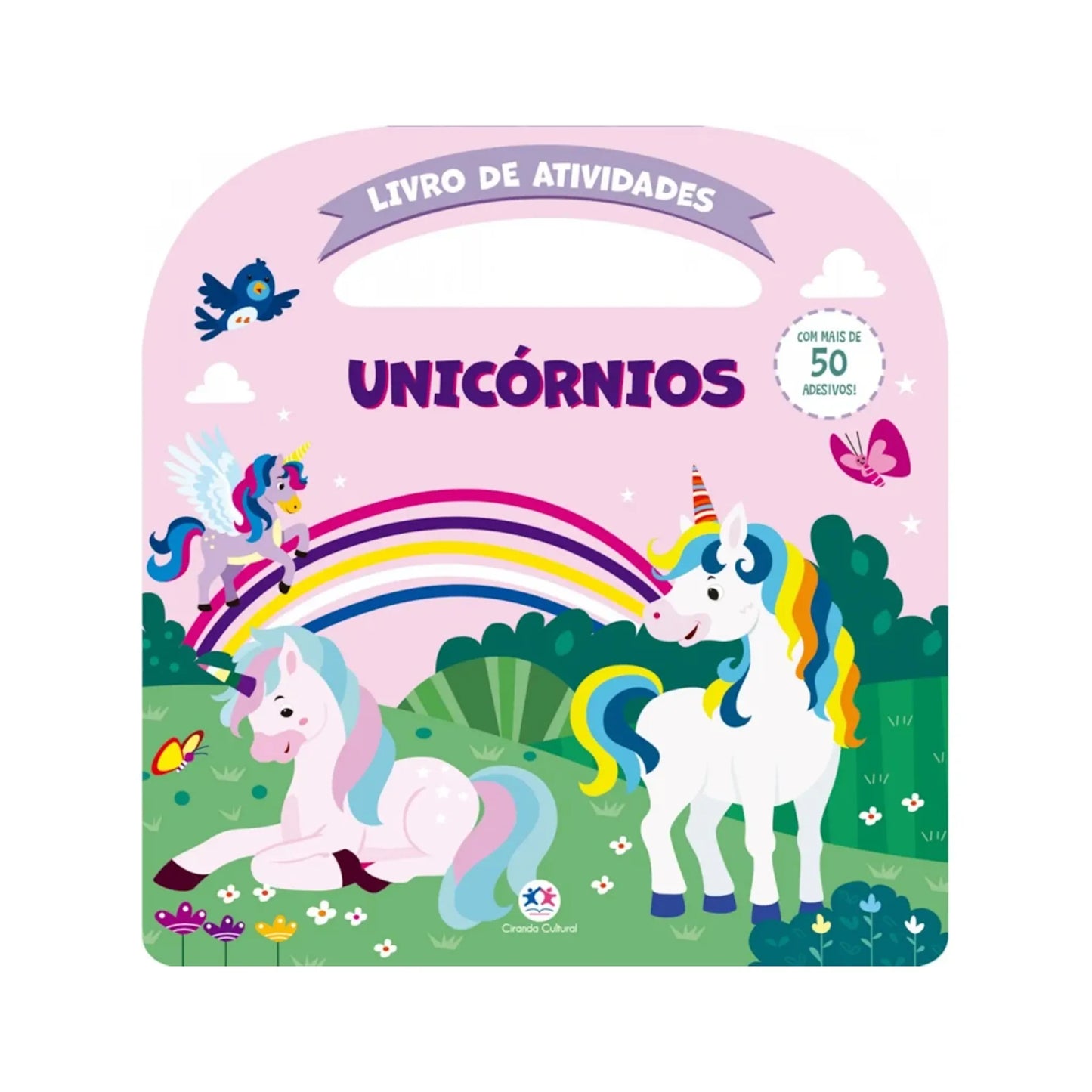 UNICORNIOS COM ADESIVOS E ATIVIDADES